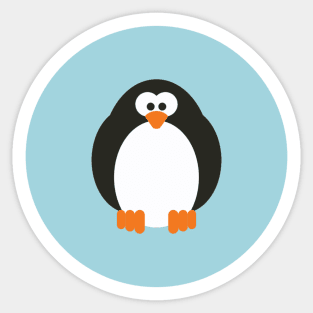 Penguin Pattern Sticker